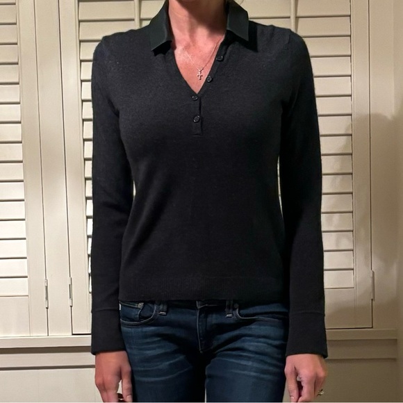 Brochu Walker cashmere, wool, and leather sweater - Picture 3 of 13